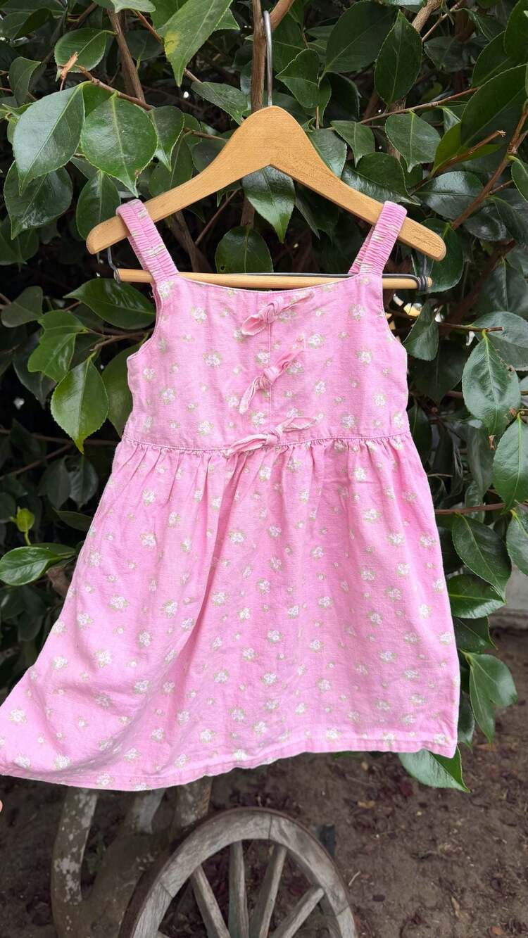 Vintage Basic Editions  Floral Linen Sundress
